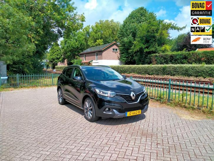 Renault Kadjar 1.2 TCe Bose 1e eig trekhaak sidebars panoram, Auto's, Renault, Bedrijf, Te koop, Kadjar, ABS, Airbags, Airconditioning