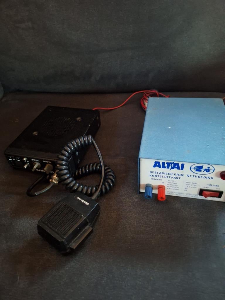 27 MC bak met voeding - Goedwerkend, Ophalen of Verzenden, Gebruikt, Minder dan 2 km, Portofoon of Walkie-talkie