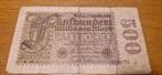 500.000 Mark - Duitsland 1923, Postzegels en Munten, Bankbiljetten | Europa | Eurobiljetten, Ophalen of Verzenden, Duitsland, 100 euro