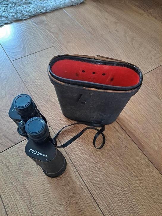 Oude Verrekijker - Klassiek model, Audio, Tv en Foto, Optische apparatuur | Verrekijkers, Gebruikt, Porro (met knik), Minder dan 8x