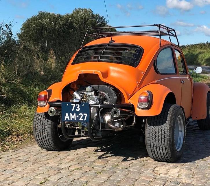 VW Kever Baja Bug 1974 - 1641cc, Auto's, Oldtimers, Particulier, Volkswagen, Benzine, Coupé, Handgeschakeld, Overige kleuren, Zwart