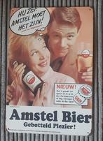 Amstel Bier Wandbord Mancave Bar 30x20, Ophalen of Verzenden, Nieuw
