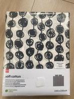 Dekbedovertrek Hema 100% katoen (lits-jumeaux 240x220 cm), Huis en Inrichting, Slaapkamer | Beddengoed, Ophalen, Zwart, Dekbedovertrek