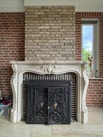 Antieke Openhaard Schouw met Rooster, Huis en Inrichting, Ophalen, Gebruikt, Vrijstaande haard, Houthaard