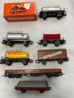 Märklin 7 wagonnetjes, Hobby en Vrije tijd, Modeltreinen | H0, Gebruikt, Gelijkstroom, Wagon, Ophalen