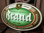 Brand bier lichtreclame, Ophalen of Verzenden, Zo goed als nieuw, Reclamebord, Plaat of Schild, Brand