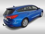 Ford FOCUS Wagon 1.0 EcoBoost Titanium X Business (126 PK) 1, Auto's, Ford, Stof, Gebruikt, Adaptive Cruise Control, Blauw