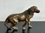 Antiek brons jacht hond beeldje 8/5.5 cm, Antiek en Kunst, Ophalen of Verzenden