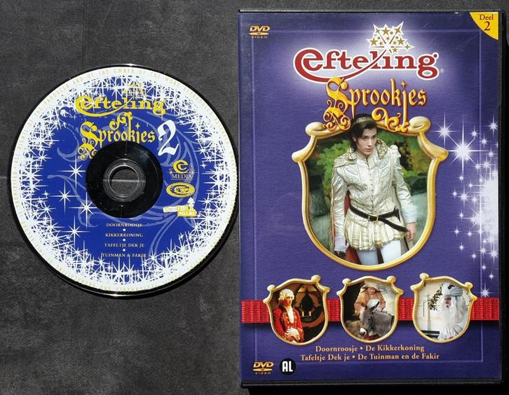 DVD - Efteling Sprookjes Deel 2, Cd's en Dvd's, Dvd's | Kinderen en Jeugd, Zo goed als nieuw, Tv fictie, Avontuur, Alle leeftijden