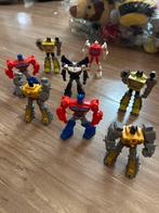 Set van 7 Transformers actiefiguren – Optimus Prime, Verzamelen, Transformers, Overige generaties, Ophalen of Verzenden, Zo goed als nieuw