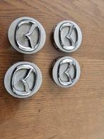Mazda ORIGINELE naafdop set zilver 56mm, Auto diversen, Wieldoppen, Ophalen of Verzenden