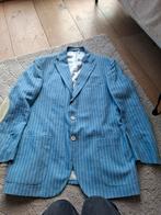 Cantarelli Loro Piana Colbert Blazer - Linnen Blauw XL 54, Maat 52/54 (L), Blauw, Ophalen of Verzenden, Zo goed als nieuw