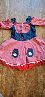 W001-Kort Tiroler carnavalsjurkje (mt.40/L), Ophalen of Verzenden, Zo goed als nieuw, Maat 38/40 (M), Carnaval