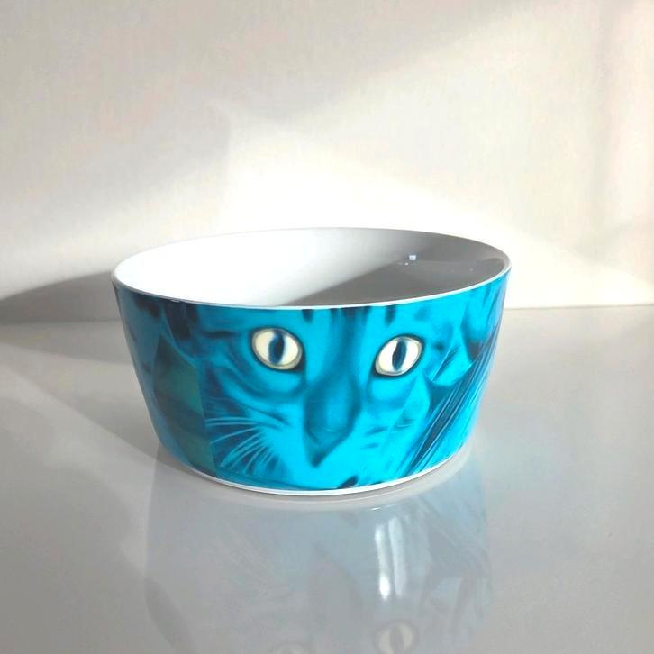 Ikea Giltig - kom met kat, Huis en Inrichting, Keuken | Servies, Nieuw, Kop(pen) en/of Schotel(s), Overige stijlen, Porselein