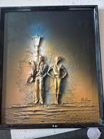 Dit is een ingelijst, driedimensionaal kunstwerk, mogelijk v, Ophalen of Verzenden