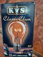 KS Gloeilamp 15W - Nieuw 10 stuks, Huis en Inrichting, Lampen | Losse lampen, Minder dan 30 watt, Gloeilamp, Klassiek, Nieuw