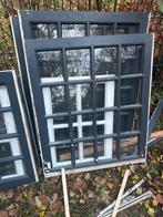 Oude boerderijramen met enkel glas, Doe-het-zelf en Verbouw, Glas en Ramen, Ophalen, Gebruikt, Gevelraam of Ruit, 80 tot 120 cm