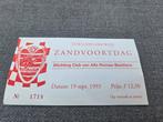 Ticket Zandvoort Alfa Romeo club 1993, Verzamelen, Ophalen of Verzenden, Zo goed als nieuw
