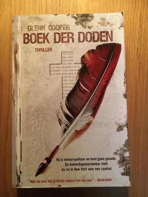 Glenn Cooper: Boek der doden - thriller, Boeken, Thrillers, Gelezen, Amerika, Ophalen of Verzenden