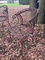 Gietijzeren brocante tuinset, Tuin en Terras, Ophalen of Verzenden, Zo goed als nieuw