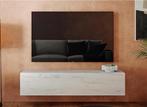 Tv-meubel Mobistoxx Kingston 1 klapdeur 140 cm gebleekt eik, Huis en Inrichting, Kasten | Televisiemeubels, Nieuw, Overige materialen