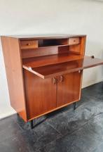 Mooie retro vintage secretaire kast Formule design, Ophalen, Gebruikt