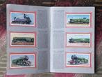 Compleet oud Engels album met sigarettenplaatjes van treinen, Ophalen of Verzenden