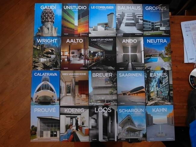 Wereldarchitecten complete serie Volkskrant Taschen, Boeken, Kunst en Cultuur | Architectuur, Zo goed als nieuw, Architecten, Ophalen of Verzenden