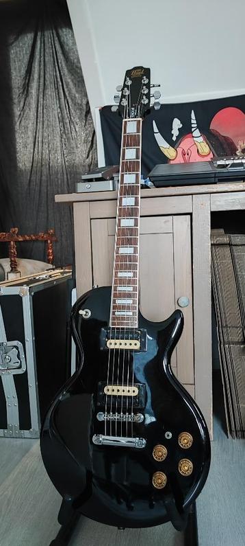 Pearl Export Custom Les Paul Black 70-80's Taiwan beschikbaar voor biedingen