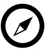 camper caravan sticker noordpijl, Caravans en Kamperen, Camper-accessoires, The River House, Info@theriverhouse.nl, Nieuw, Ophalen of Verzenden