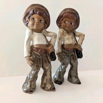 2 retro, vintage beeldjes - Vriendschap beschikbaar voor biedingen