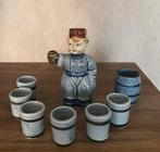 LIKEUR SET COMPLEET BOER MET KRUIK TON EN EMMERS ‘50-‘60, Ophalen of Verzenden