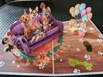 3D Pop-Up Kaart - Honden in Kar, Ophalen of Verzenden, Nieuw, Knutselwerk