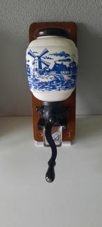 Wandkoffiemolen, Delfts blauw., Ophalen of Verzenden