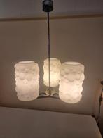 Vintage bubbel lamp Glas en metaal mid century, Ophalen, ,, Zo goed als nieuw, ,