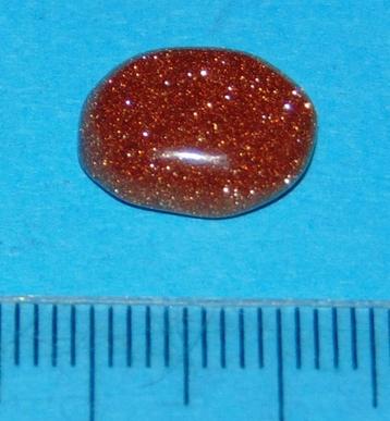Bruine Goudsteen cabochon CAB - 13x10mm beschikbaar voor biedingen