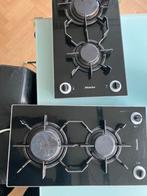 Miele Gaskookplaat 2x2, Gebruikt, 3 kookzones of minder, Ophalen of Verzenden, Inbouw