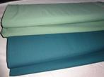 NIEUW Mint groen + Turquoise degelijke kwaliteit stoffen 45%, Overige materialen, Overige kleuren, 120 cm of meer, Ophalen of Verzenden