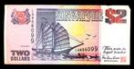 2 Dollar Singapore, Postzegels en Munten, Bankbiljetten | Azië, Los biljet, Zuidoost-Azië, Verzenden