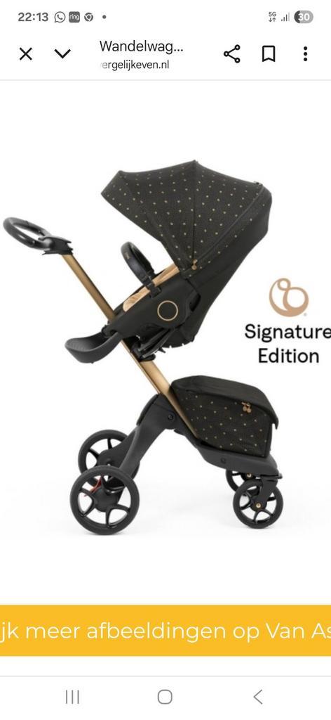 Stokke Xplory X Signature Edition + Luiertas -, Kinderen en Baby's, Kinderwagens en Combinaties, Zo goed als nieuw, Kinderwagen
