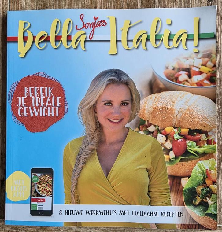Bella Italia - Sonja Bakker, Boeken, Gezondheid, Dieet en Voeding, Zo goed als nieuw, Dieet en Voeding, Ophalen of Verzenden