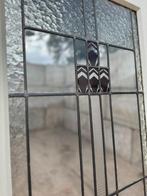 Set schuif / en-suite deuren met glas in lood 210x145cm., Ophalen