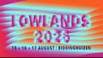 2x Lowlands tickets, Tickets en Kaartjes, Evenementen en Festivals, Twee personen