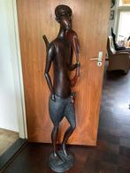 Afrikaans Houten Beeld - Handgesneden Kunst 155 cm, Ophalen
