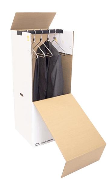 Garderobe verhuis dozen 6 stuks beschikbaar voor biedingen