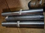 70mm buis rvs fox 2x buis 500mm lang. 1X recht 1x met verdi, Ophalen of Verzenden, Nieuw, Universele onderdelen