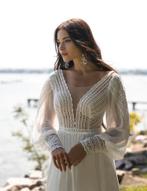 Stijlvolle boho, Ophalen, Nieuw, Wit, Trouwjurk