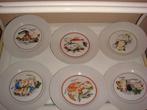 Vintage porselein borden 6 st., Ophalen, Nieuw, Bord(en), Overige stijlen