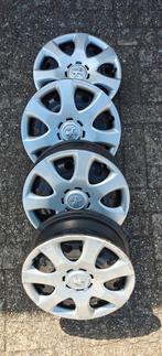 Peugeot 107 stalen velgen zonder wieldoppen., Auto-onderdelen, Banden en Velgen, Ophalen, 14 inch, 155 mm, Velg(en)