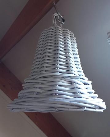 Rotan kerstklok 40 cm wit kerst deco @DOC61 beschikbaar voor biedingen